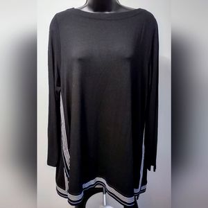 NWT J. Jill Wearever Collection Long Sleeve Top, Size Large Petite